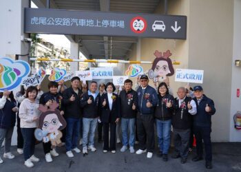 虎尾觀光停車友善升級　公安路立體停車場竣工啟用