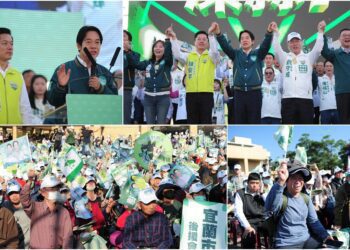 賴清德陳俊宇溪北競總成立　逾萬人到場力挺　賴清德：將持續建設台灣照顧每個人