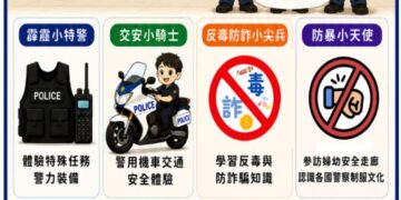 嘉義市新住民婦幼安全系列活動暴力課程、　反小小警察體驗營開放報名