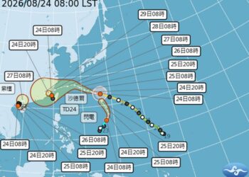 影音/20260824三颱共舞再加一TD 最近天氣有夠亂