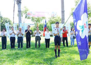 全國第12次童軍大露營　黃敏惠以童軍諾言精神勉勵