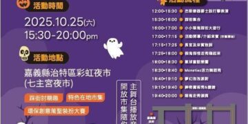 嘉義太子商圈推出萬聖節派對 10月25日盛大登場
