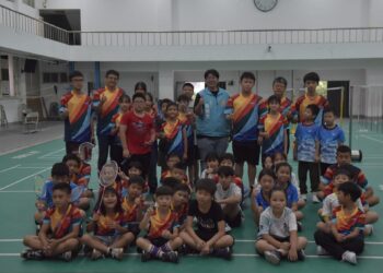 花蓮市羽球深根開跑 魏嘉彥到場勉勵學員