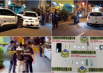影音∕警匪飛車追逐 宜警連開3槍逮1嫌