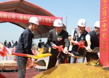 馬稠後產業園區後期廠商進駐　益材科技新建廠房動土