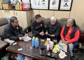 彰化榮服處春節期間訪視榮民　宣導防詐措施確保財產安全