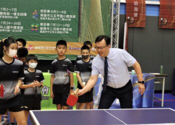 2024全國少年青少年桌球菁英賽開幕 部長鼓勵選手發揮最佳實力