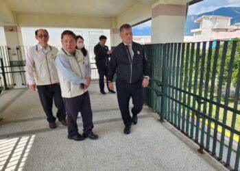 退輔會副主委吳志揚督導花蓮榮家重點工程 頒贈加菜金為住民賀節