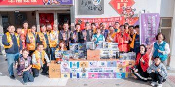 國際獅子會300E-1區寒冬送暖 慨捐嘉義縣物資銀行