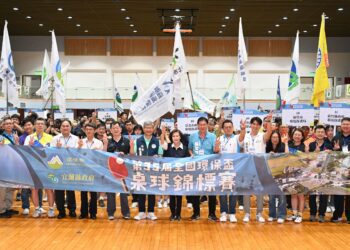 以球會友交流環保理念 環保盃桌球賽宜蘭舉行