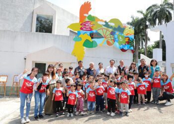 大埔國中小公共藝術揭牌　展現校園美感新面貌