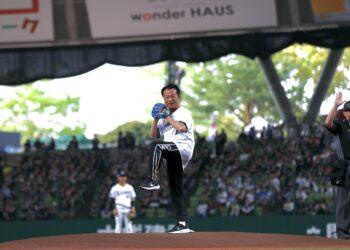 嘉義優鮮首登日本職棒舞台　翁章梁擔任開球嘉賓