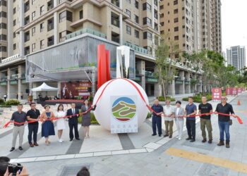 淡海唯一7600坪雕塑之森 「名軒海樂地」全新地標盛大落成