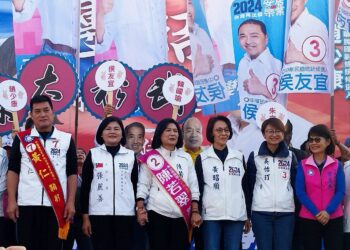 張麗善助陣雲林女兒 陳若翠宣誓捐出得票補助款