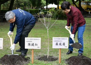 親赴宜蘭植樹　陳建仁：盼打造生態永續發展的「森活圈」