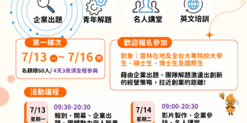 2026雲林國際創新創業營隊招募啟動　攜手青年打造智慧農創永續轉型