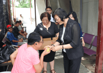 新北市社會局長感恩中秋 慰問弱勢族群 點亮節慶溫情
