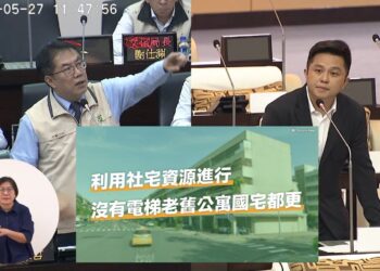 李啟維建議南市府要利用社宅資源進行沒有電梯老舊公寓國宅都更