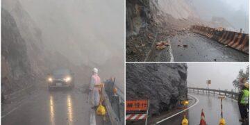 北橫明池坍方路段搶通 但穩定性欠佳又起霧 夜間預警性封閉