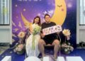 「七夕 遇見幸福」結婚背板  現身戶政所見證堅貞愛情