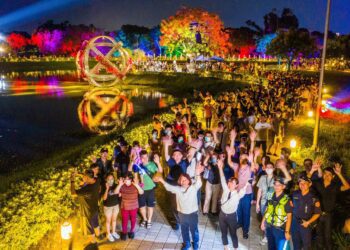 2024光織影舞逾38萬人次前往　歡迎民眾把握本月底前觀賞機會