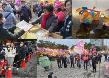 2025蛇咪攏好　羅東蛇年燈籠快閃發送