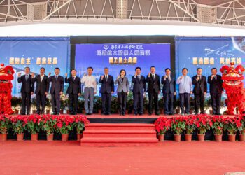 蔡總統主持民雄航太院區動土典禮　嘉義縣航太無人機產業邁向新里程
