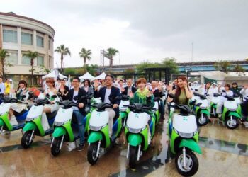 WeMo共享機車第二代車款WeMo Fly 高雄SKM Park草衙正式亮相