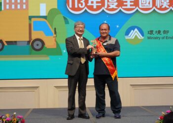 花蓮市清潔隊曾聖賢榮獲全國模範清潔隊員殊榮