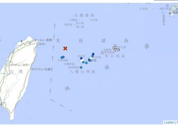 深夜日本嶼那國島北北東附近海域規模5.9地震 幾乎全台有感