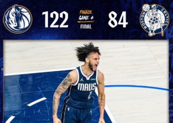 《NBA》獨行俠守爆綠衫軍主場大勝38分 系列賽扳回一勝
