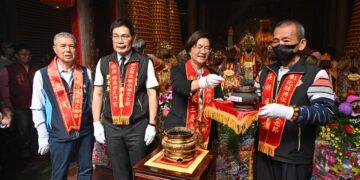 影音/彰化縣媽祖祈福文化節盛大登場 13尊媽祖齊聚枋橋頭天門宮祈福