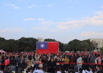 雲林縣虎尾鎮喜慶元旦　升旗典禮熱鬧登場