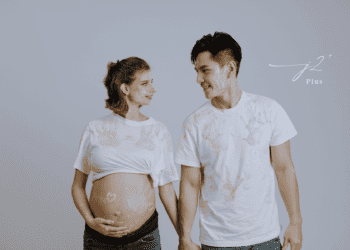 祖雄、佳娜大膽裸體孕婦寫真 火辣身材與壯碩肌肉完美呈現