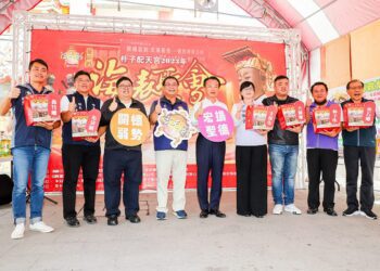 朴子配天宮迎12年一度海表聖會　關懷弱勢發放救助物資
