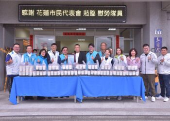 花蓮市代會贈加菜金 慰勞清潔隊辛勞