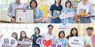 林國漳送暖到蘭馨　創辦人秀「無期限法律顧問證書」感念30年護弱勢