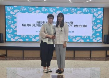 女士乳癌化療全身不舒適 　台南市立醫院中醫師周怡貝針藥緩解副作用