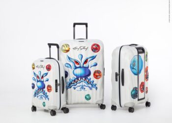 Samsonite C-LITE X Kenny Scharf聯名行李箱 藝術與實用的極致結合，讓你的旅程充滿色彩與驚喜