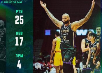 影/《T1》「表弟」25分17籃板正常發揮 雲豹大勝特攻坐上龍頭寶座