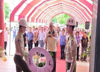 彰化榮服處舉辦乘鶴堂國軍忠烈祠秋祭　悼念將士義民英靈表達深切尊敬