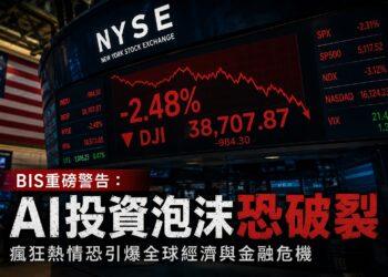 央行中的央行敲警鐘！BIS嚴厲警告：AI萬億美元狂熱恐重演「網路泡沫」崩盤悲劇