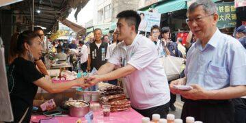 柯文哲彰化鐵人助選沿途參香祈福　籲社會降溫、停止對立