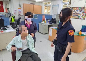 湯詠瑜議員讚許　苓雅警正妹黃婷芳順利助翁返家