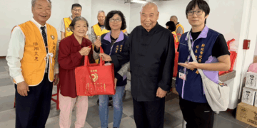 愛心29年不中斷 土城福山天惠堂攜手天華基金會 歲末為1400戶弱勢送暖心物資