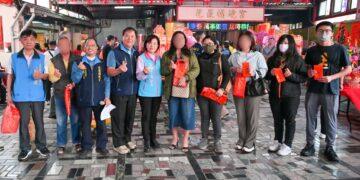 福境宮土地公頭牙 發放平安金麵線濟弱