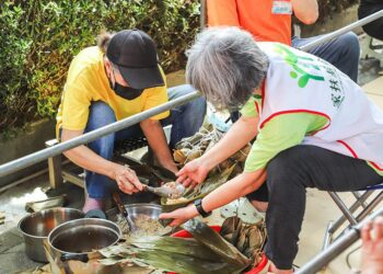 嘉義家扶包粽立蛋慶端午　弱勢家庭享受過節氣氛