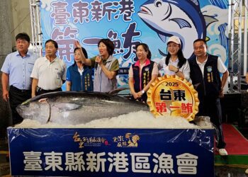 臺東第一鮪拍賣價達41萬餘元 縣府頒20萬獎金