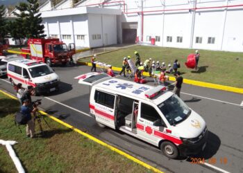 宜蘭縣國家防災日實兵演練 展現災害搶救專業能力