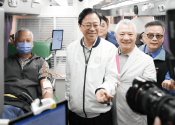 桃園愛心升溫 「大大攜手 讓愛延續」捐血活動熱血接力